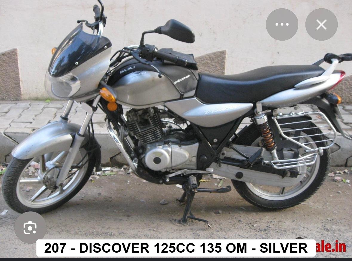 F.MUDGUARD - DISCOVER 135cc OLD - SILVER