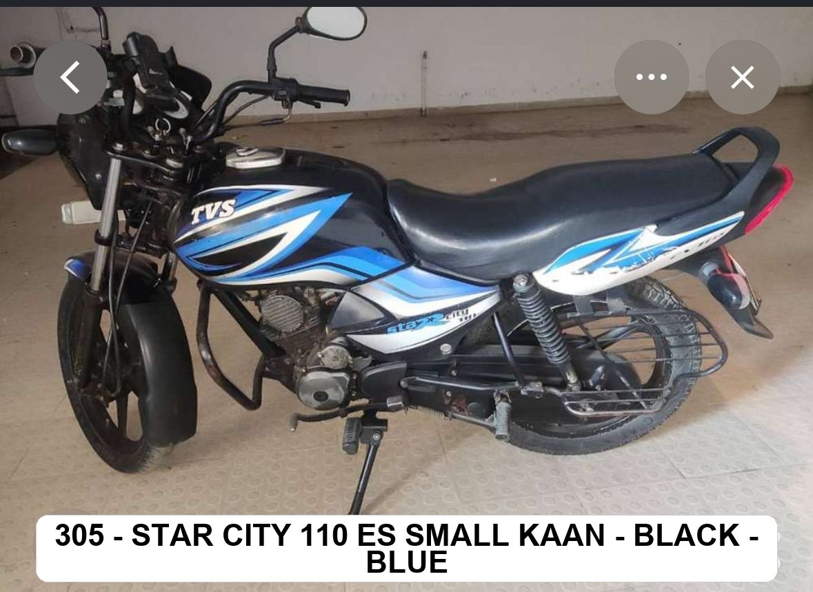 SIDE PANEL - STAR CITY 110 ES SMALL KAAN - BLACK - BLUE