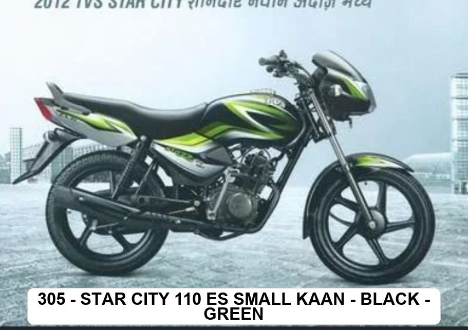 SIDE PANEL - STAR CITY 110 ES SMALL KAAN - BLACK - GREEN