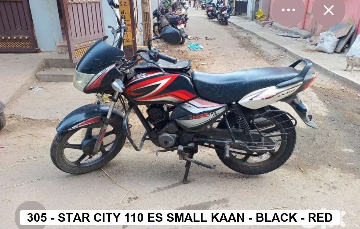 SIDE PANEL - STAR CITY 110 ES SMALL KAAN - BLACK - RED