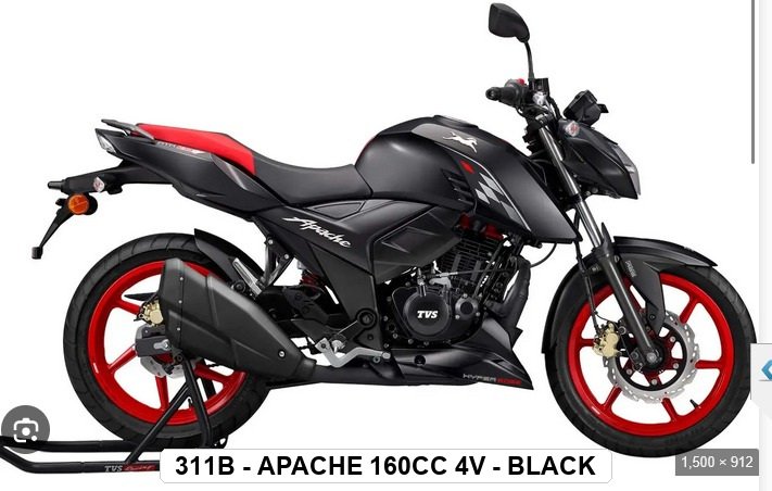 F.MUDGUARD - APACHE 160cc 4V - BLACK