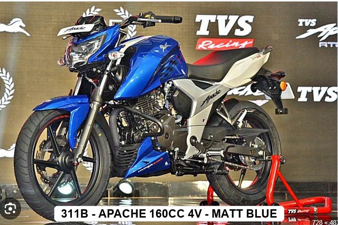 F.MUDGUARD - APACHE 160cc 4V - MATT BLUE