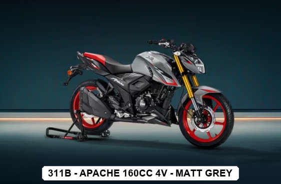 F.MUDGUARD - APACHE 160cc 4V - MATT GREY