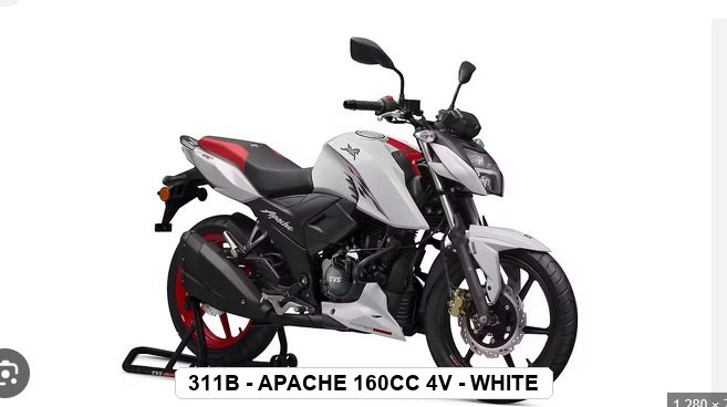 F.MUDGUARD - APACHE 160cc 4V - WHITE