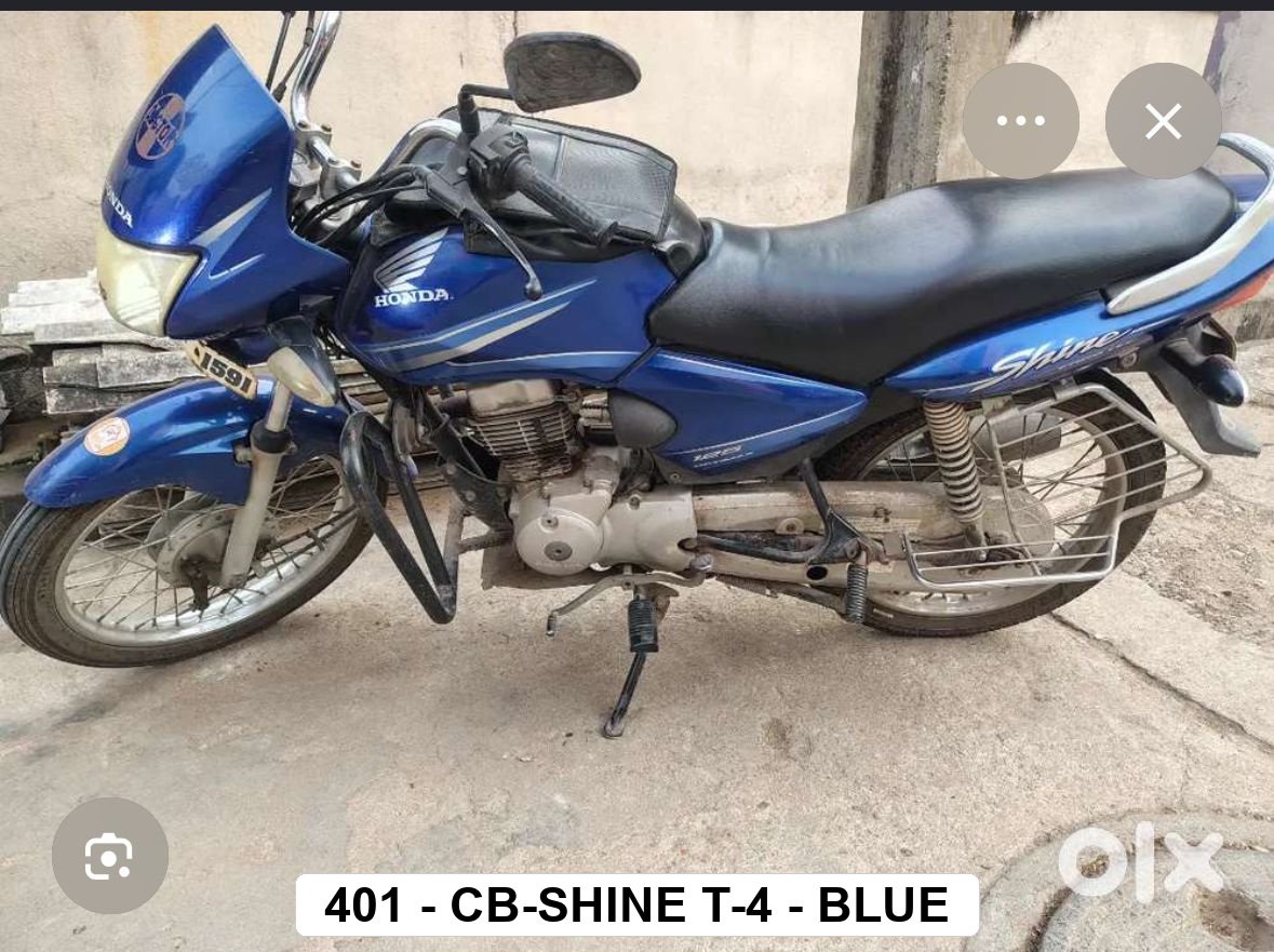SIDE PANEL - CB-SHINE T-4 - BLUE