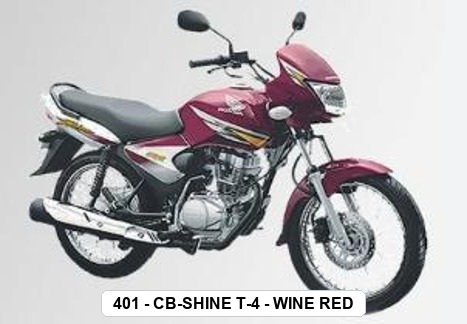 SIDE PANEL - CB-SHINE T-4 - WINE RED