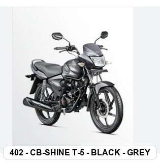 SIDE PANEL - CB-SHINE T-5 - BLACK - GREY