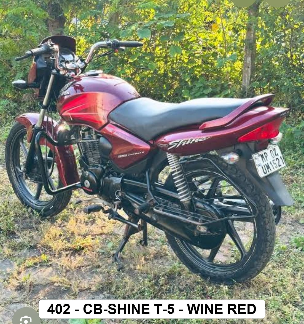 F.MUDGUARD - CB-SHINE T-5 - WINE RED