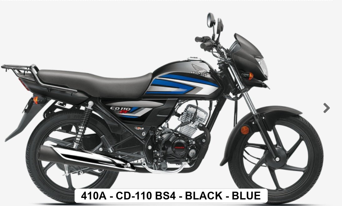 SIDE PANEL - CD-110 BS-4 - BLACK - BLUE