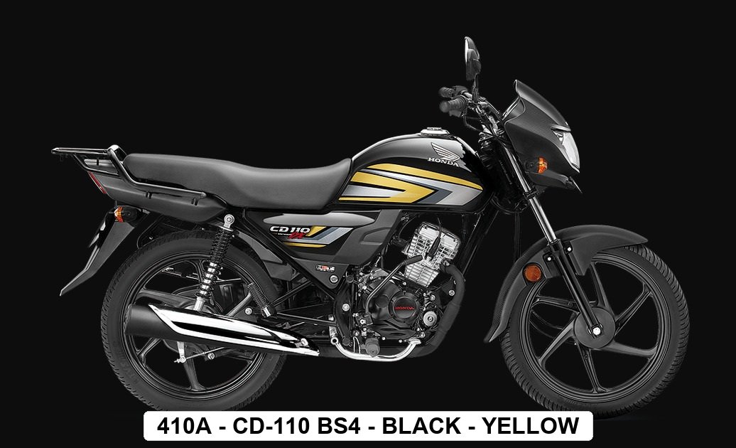 SIDE PANEL - CD-110 BS-4 - BLACK - YELLOW