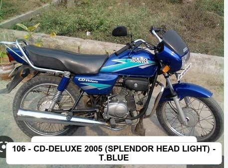 SIDE PANEL - CD-DELUXE 2005 (SPLENDOR HEAD LIGHT) - T.BLUE