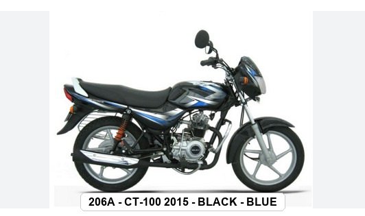SIDE PANEL - CT-100 2015 - BLACK - BLUE