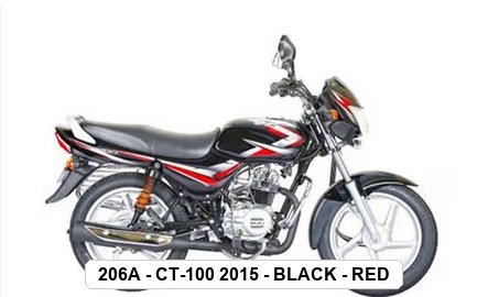SIDE PANEL - CT-100 2015 - BLACK - RED