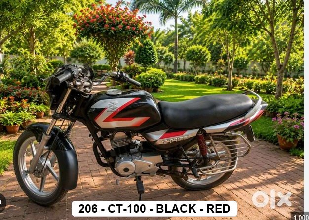 SIDE PANEL - CT-100 - BLACK - RED