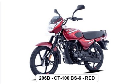 SIDE PANEL - CT-100 BS-6 - RED