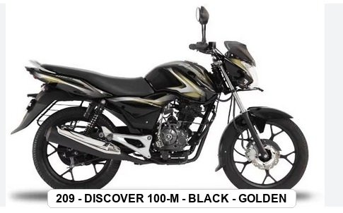 SIDE PANEL - DISCOVER 100-M - BLACK - GOLDEN