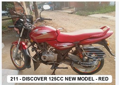 SIDE PANEL - DISCOVER 125cc NEW MODEL - RED