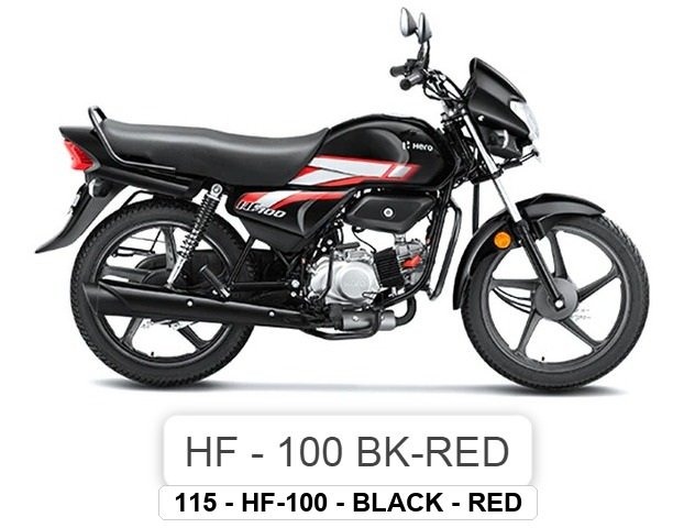 SIDE PANEL - HF-100 - BLACK - RED