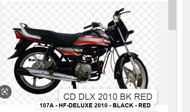 SIDE PANEL - HF-DELUXE 2010 - BLACK - RED