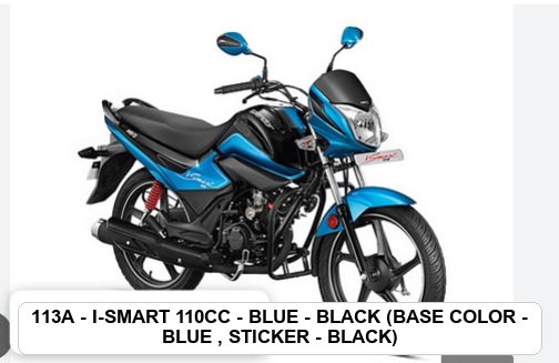 F.MUDGUARD - i-SMART 110cc - TECHNO BLUE