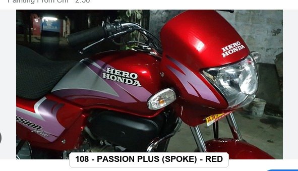 F.MUDGUARD - PASSION PLUS (SPOKE) - RED