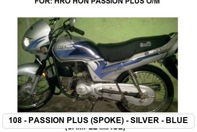 TAIL PANEL - PASSION PLUS (SPOKE) - SILVER - BLUE