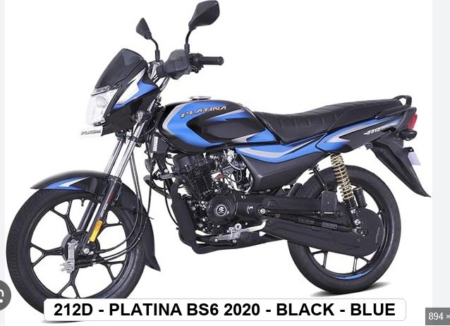 VISOR - PLATINA BS6 2020 - BLACK - BLUE