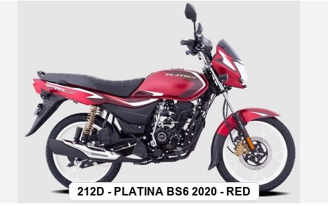VISOR - PLATINA BS6 2020 - RED