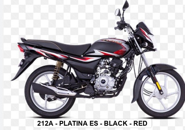 SIDE PANEL - PLATINA ES - BLACK - RED