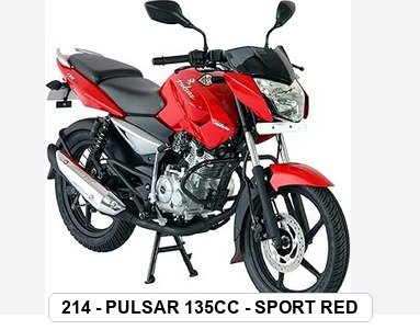 F.MUDGUARD - PULSAR 135cc - SPORT RED