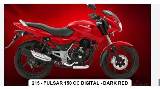 TAIL PANEL - PULSAR 150 CC DIGITAL - DARK RED