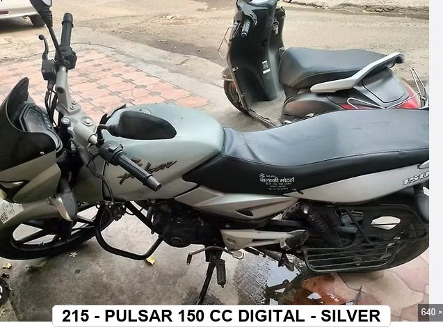 SIDE PANEL - PULSAR 150 CC DIGITAL - SILVER