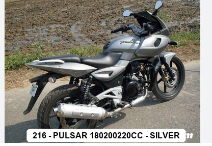 F.MUDGUARD - PULSAR 180/200/220cc - SILVER