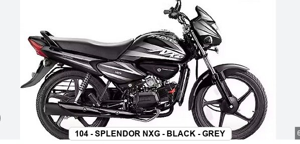 SIDE PANEL - SPLENDOR NXG - BLACK - GREY
