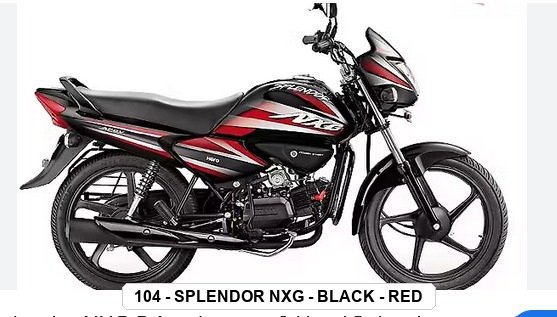 SIDE PANEL - SPLENDOR NXG - BLACK - RED