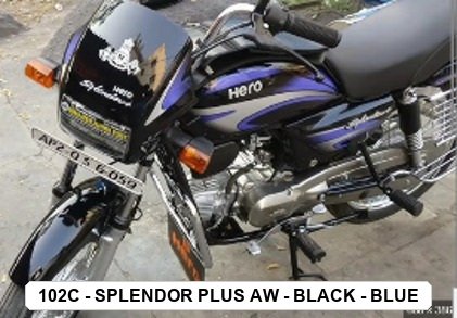 SIDE PANEL - SPLENDOR PLUS A/W - BLACK - BLUE