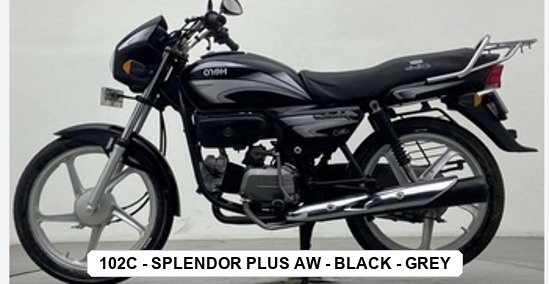 SIDE PANEL - SPLENDOR PLUS A/W - BLACK - GREY