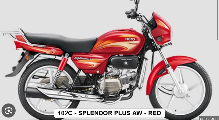 SIDE PANEL - SPLENDOR PLUS A/W - RED