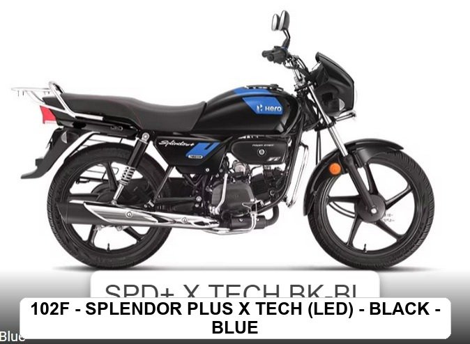 SIDE PANEL - SPLENDOR PLUS X TECH (LED) - BLACK - BLUE