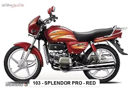 SIDE PANEL - SPLENDOR PRO - RED