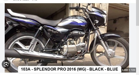 SIDE PANEL - SPLENDOR PRO 2016 (W/G) - BLACK - BLUE