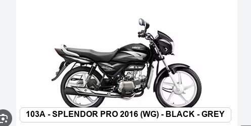 SIDE PANEL - SPLENDOR PRO 2016 (W/G) - BLACK - GREY