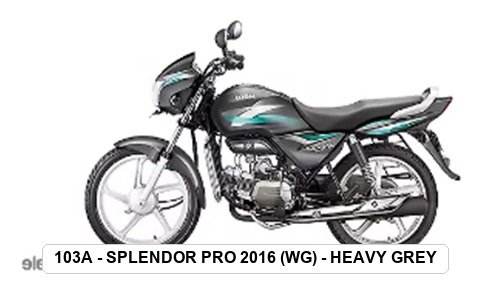 SIDE PANEL - SPLENDOR PRO 2016 (W/G) - HEAVY GREY