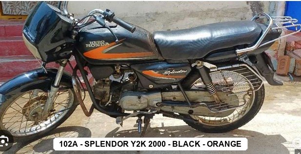 SIDE PANEL - SPLENDOR Y2K 2000 - BLACK - ORANGE