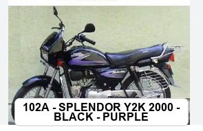 SIDE PANEL - SPLENDOR Y2K 2000 - BLACK - PURPLE