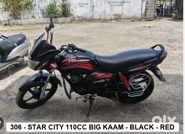 SIDE PANEL - STAR CITY 110cc BIG KAAM - BLACK - RED