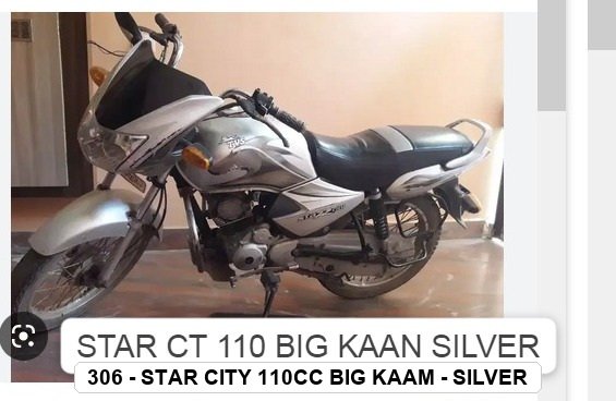 SIDE PANEL - STAR CITY 110cc BIG KAAM - SILVER