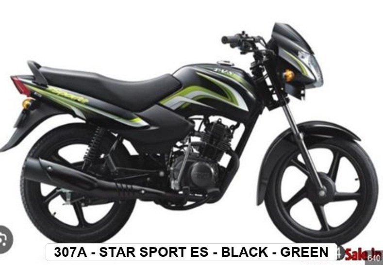 SIDE PANEL - STAR SPORT ES - BLACK - GREEN