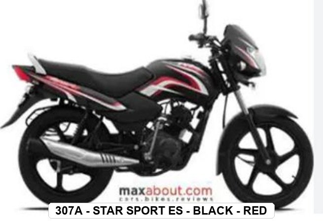 SIDE PANEL - STAR SPORT ES - BLACK - RED