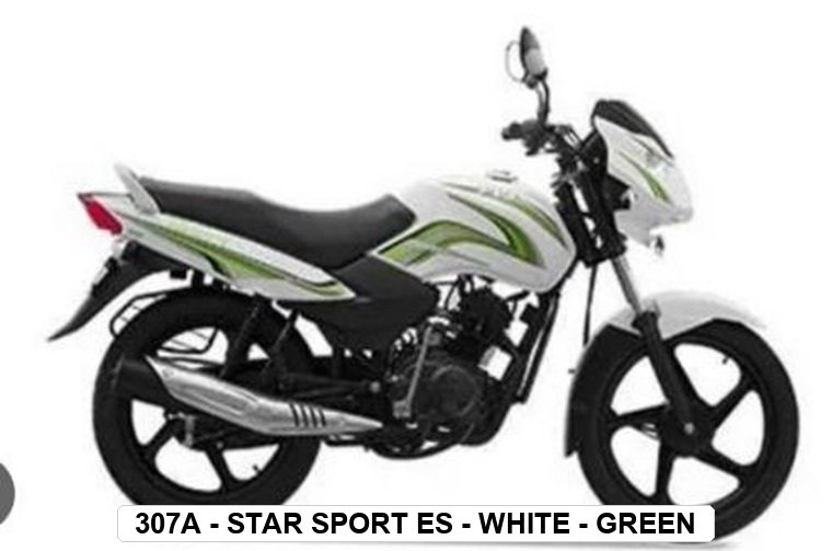 SIDE PANEL - STAR SPORT ES - WHITE - GREEN